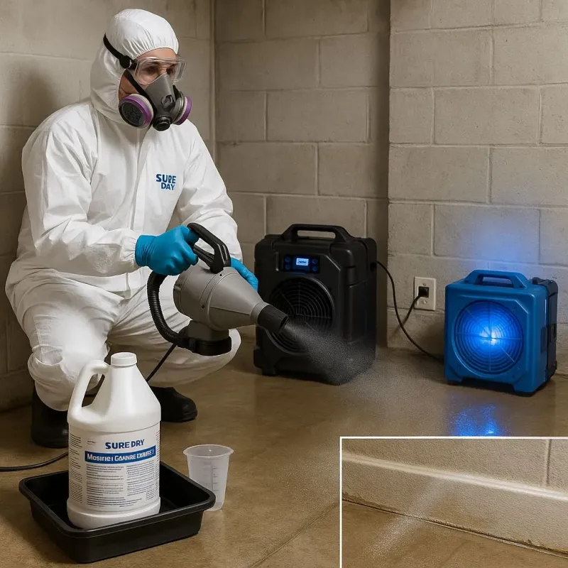 Sanitization and Odor Removal process in Millbrae, CA
